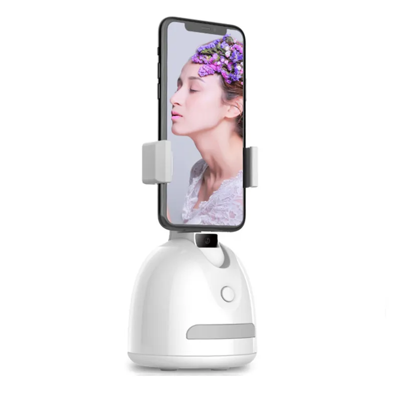 Smart Tracking Face Phone Holder 360 Degree Rotation Phone Camera Gimbal Stabilizer Selfie Stand For Vlog Live Recording Tiktok