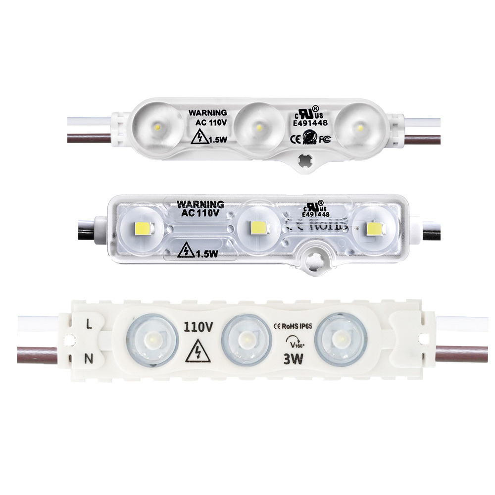 AC 110v 220V Injection Module model SMD PCB LED Light Module Can be directly connected to the power for light boxes