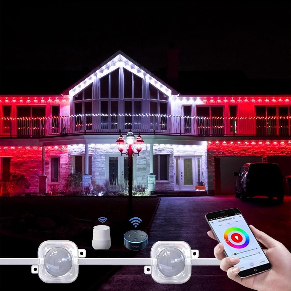 Outdoor Wall Vintage Led Spot Line Rgb Pixel Light 30mm Replacement Bulbs 12 Volt Christmas Led String Outdoor