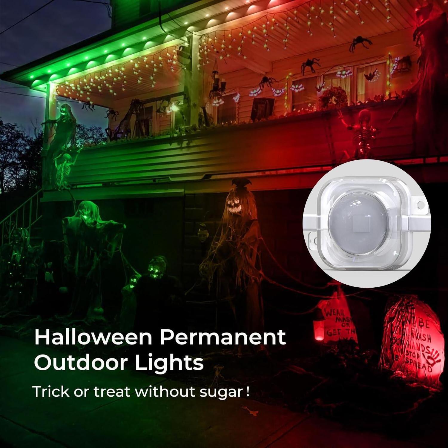 Bluetooth Wifi Remote Control Led String With Permanent Outdoor Light