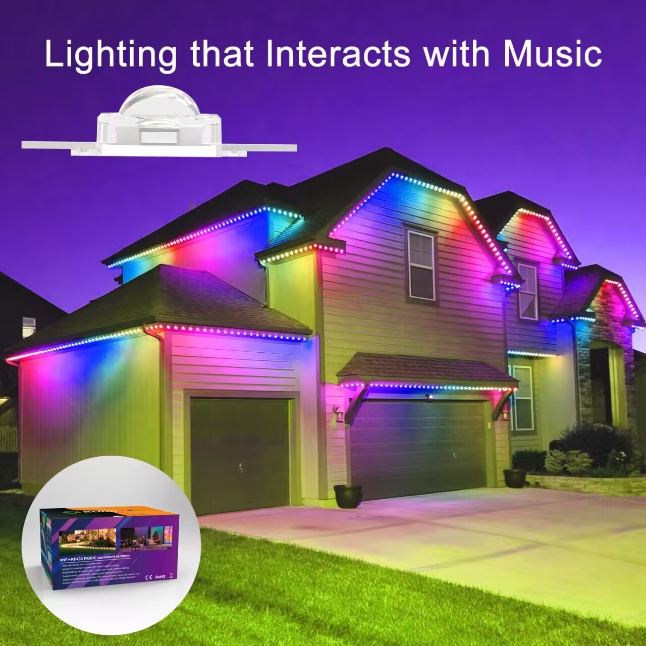 Point lights DMX512 RGBW smart rgb led strip waterproof led RGBW pixels light for landscape lighting