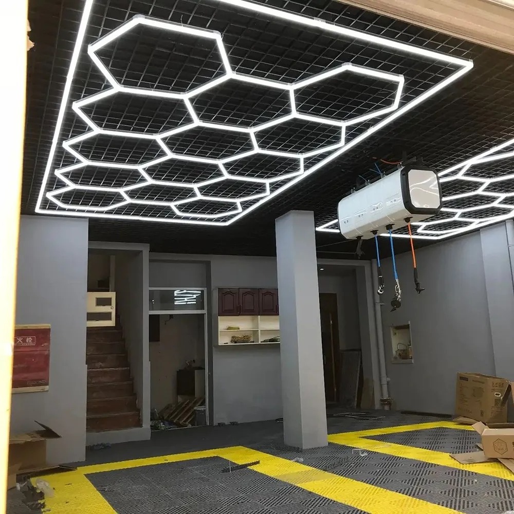 Customer Easy Install Design Honeycomb Rgb Hexagonal Led Light 2 Car Garage