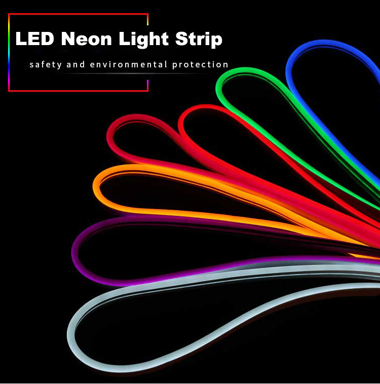 Silicone Tape Light IP65 Decorative Rope 12V Custom Neon Lights Strip  Flexible Led Neon Light