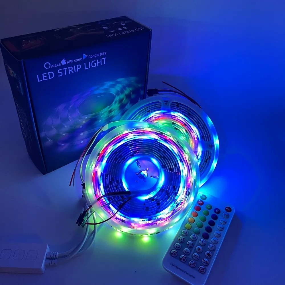 RGBW LED Pixel Light Commercial Dream Color DC12V 5050 Smart LED Strip Lights Digital Strip RGB LED Christmas RGB Point Light