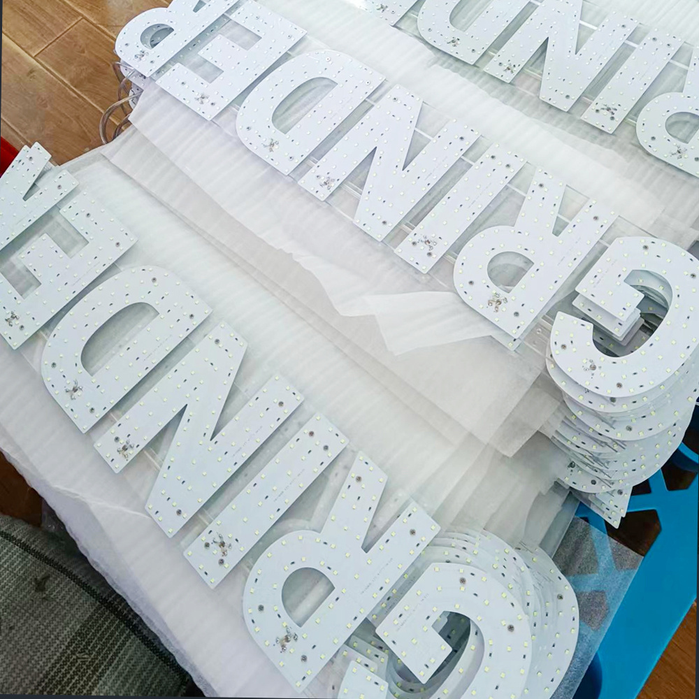 3d led acrylic letters backlight  letter light for shop with CE ROHS