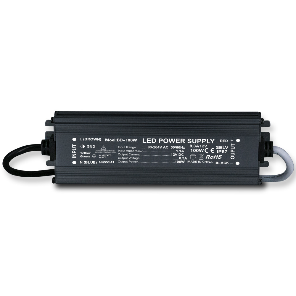 Wholesale  IP67  Waterproof Led Switching Power Supply 12V 24V 100w 200w 300w LED Driver