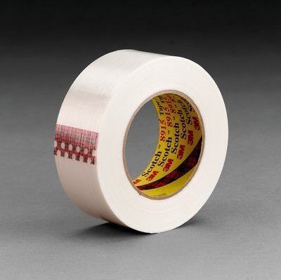 3M 8915 High Strength Reinforcing Tape /glass Filament Tape Polypropylene Film Carton Sealing Tape Antistatic Clear Rubber