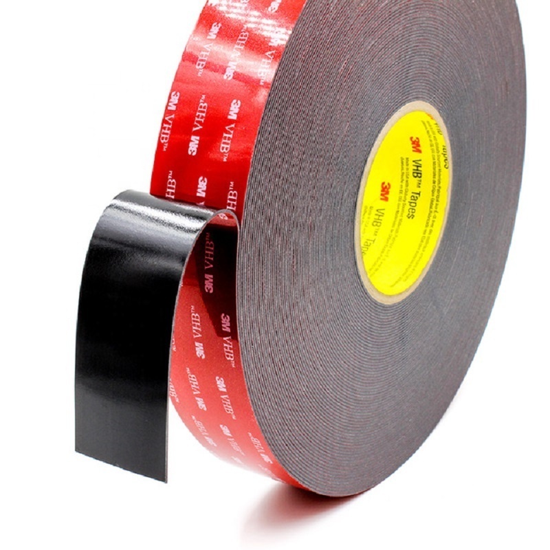 Die-cutting 3M VHB Double Sided Tape Foam Tape with PE Film Liner Double Coated Acrylic 5915 5925 5930 5952 5962 Black Masking