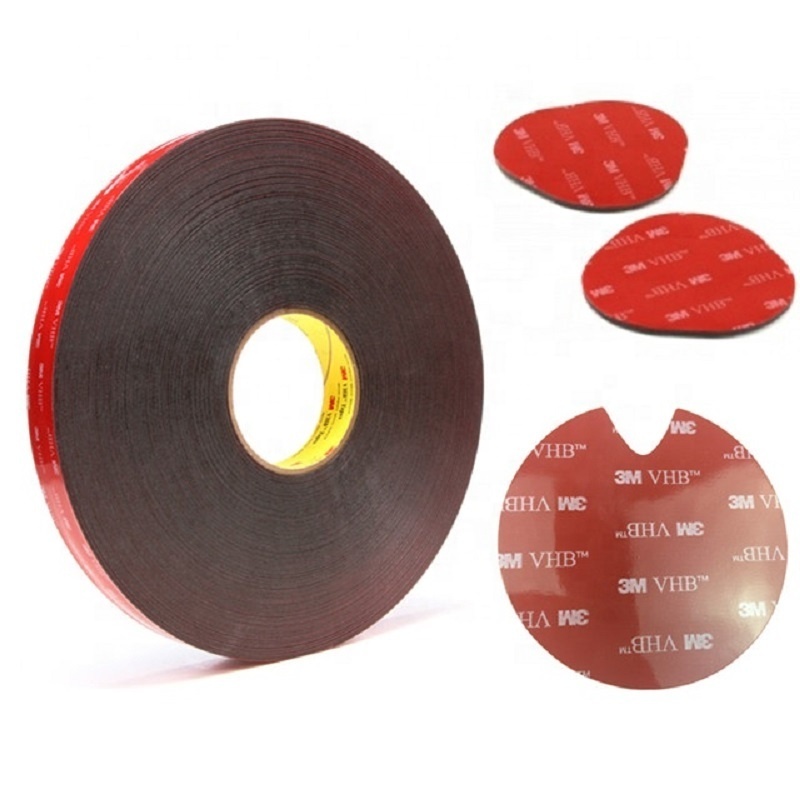 Die-cutting 3M VHB Double Sided Tape Foam Tape with PE Film Liner Double Coated Acrylic 5915 5925 5930 5952 5962 Black Masking