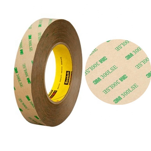 3M 9495LE 300LSE Die Cut Circle Double Sided Adhesive Tape , Clear,0.17mm Thick