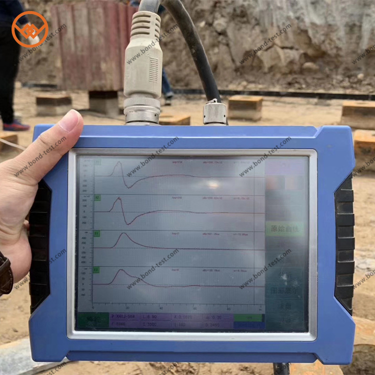 Pile load test, Pile integrity Pile Driving Analyzer (PDA) for High Strain Testing