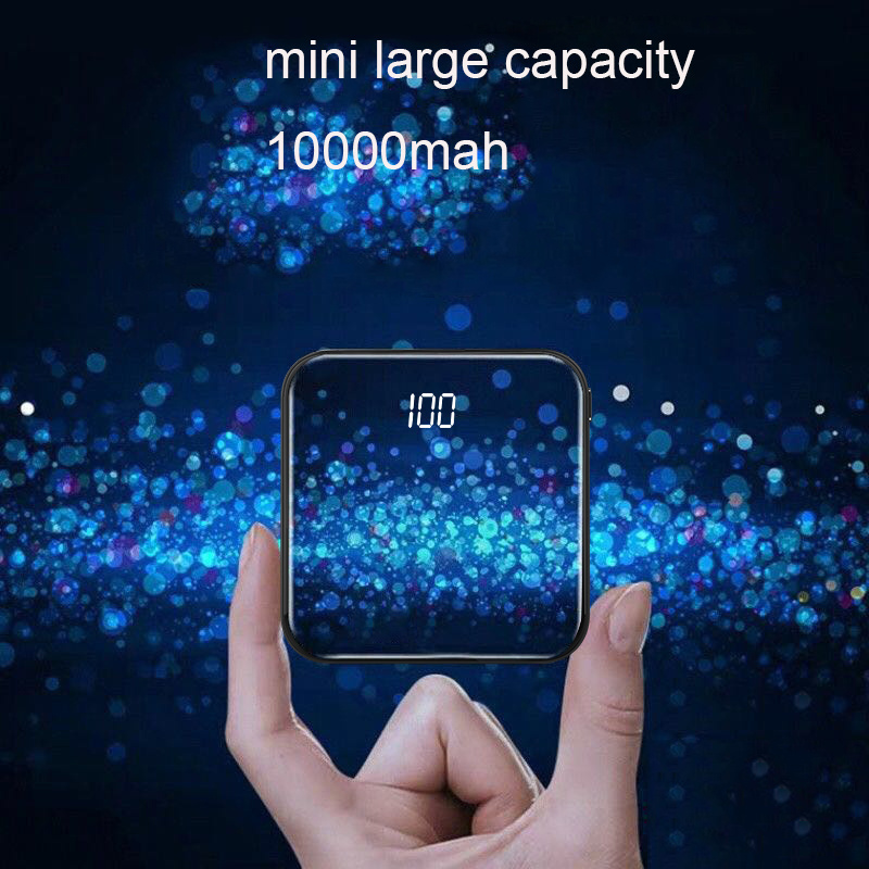 Mini Power Bank 10000mAh Portable Powerbank Mirror 10000mAh Power Banks