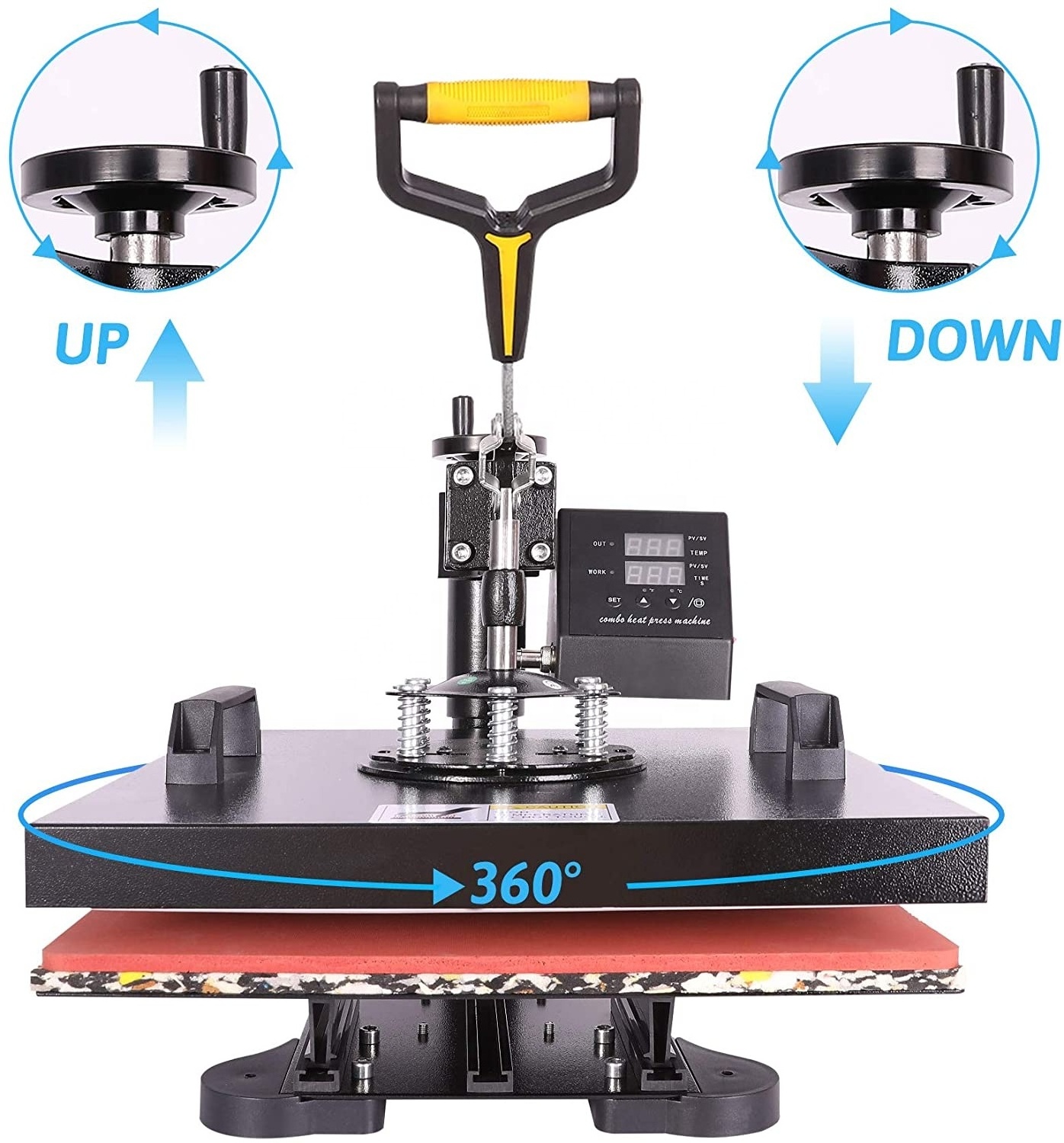 8 in 1 Heat Press Machine for t Shirts Professional Heat Transfer Machine12