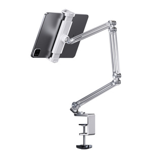 Boneruy P67Z New Arrivals Aluminum Alloy Triple Arms Lazy Tablet Stand Holder Foldable Mobile Phone Holder For Desk Bed