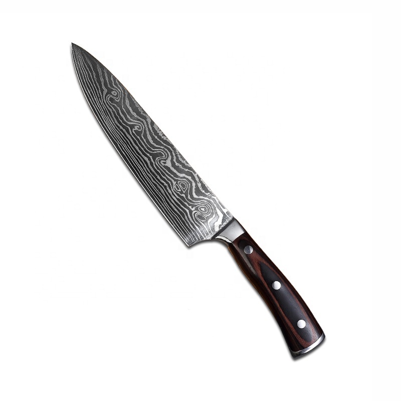 Customized Stainless Steel Plastic Kitchenware Damascus Knife Pakistan Kitchen Gadgets 2022 Camping Knife