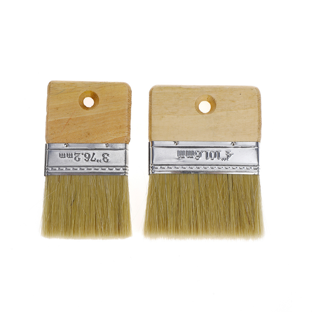 China Supplier Natural Bristle Hair Animals Paint Brush Personalized Diy Paint Brushes Chip Brushes