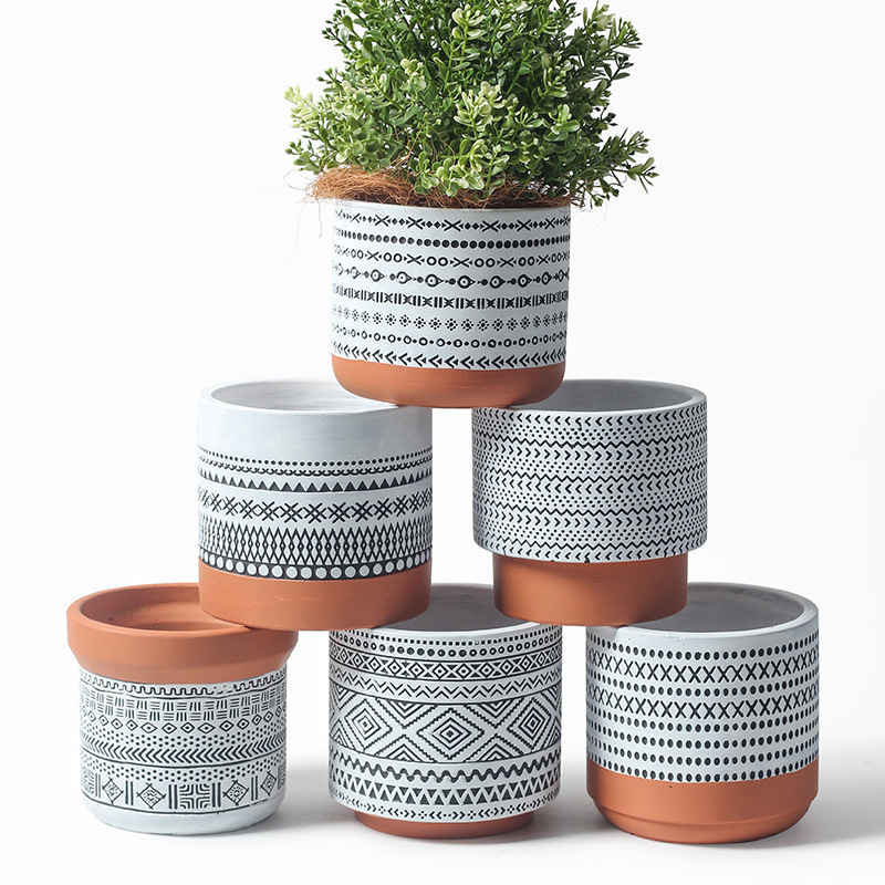 Nordic flower pots for livingroom  garden planter  vases