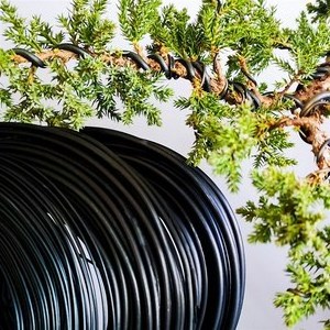 Color Bonsai Aluminium Wire Black Diy Time Surface Garden soft training wire for bonsai