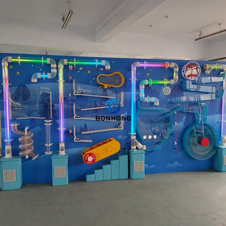 Bonhong Factory Top Quality Indoor Playground Equipment Of Commercial Indoor Interactive Ball Air Wall Games For Kids