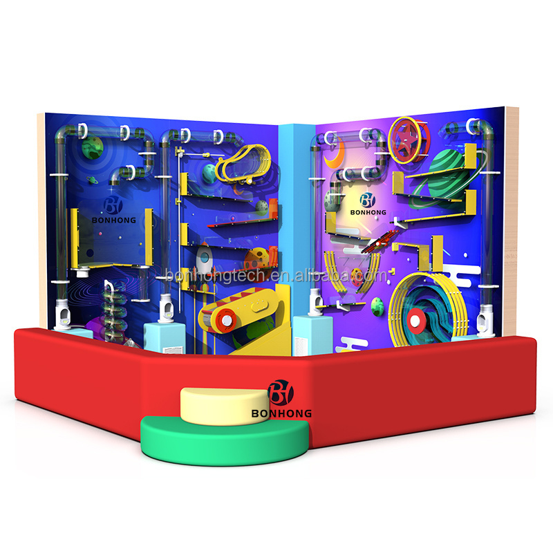 Bonhong Factory Top Quality Indoor Playground Equipment Of Commercial Indoor Interactive Ball Air Wall Games For Kids