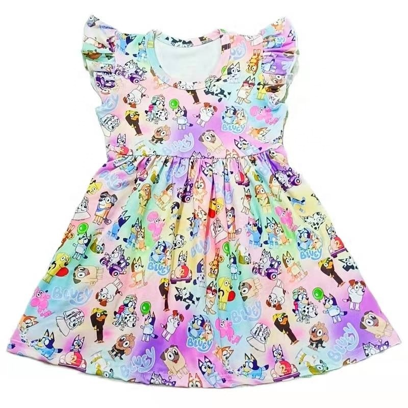 Baby Girl Clothes Princess Dress Infant Birthday Party Kids Flower Girl Dress New Fashion Toddler Baby Girl Clothes Kids Dress