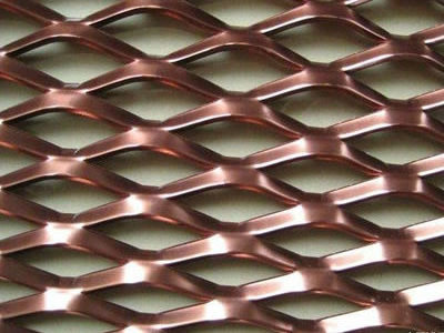 Brass/Copper Expanded Mesh with Different Opening Shape