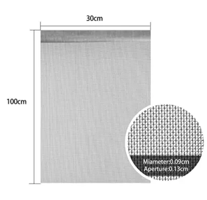 Thick Balcony Density 0.1mm 10X10 30X30 Mesh 80 45 60 20 100 300 Micron Filter Square Stainless Steel Wire Mesh Roll