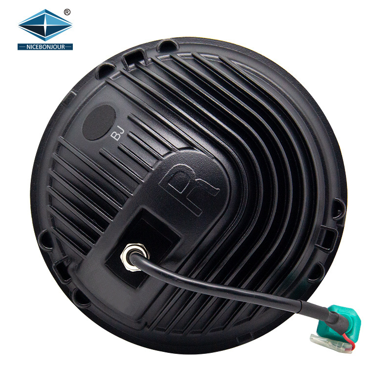 Auto Lighting System Round Headlight IP68 12V 7Inch Led Headlight For Car Jeep