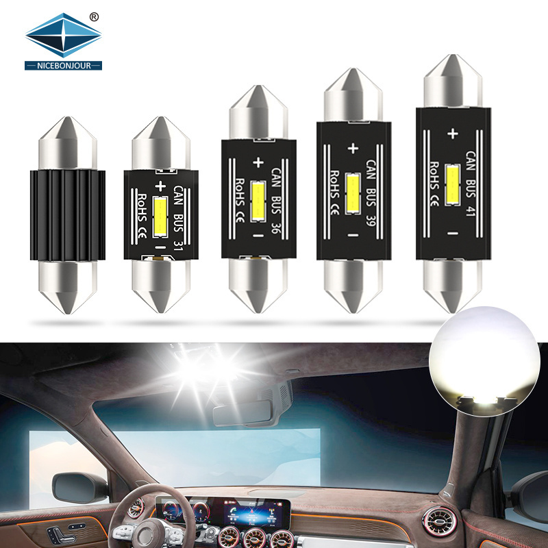 Super bright OEM Auto c5w c10w festoon 1860 CSP 31mm 36mm 39mm 41mm canbus free interior led car lights led for car