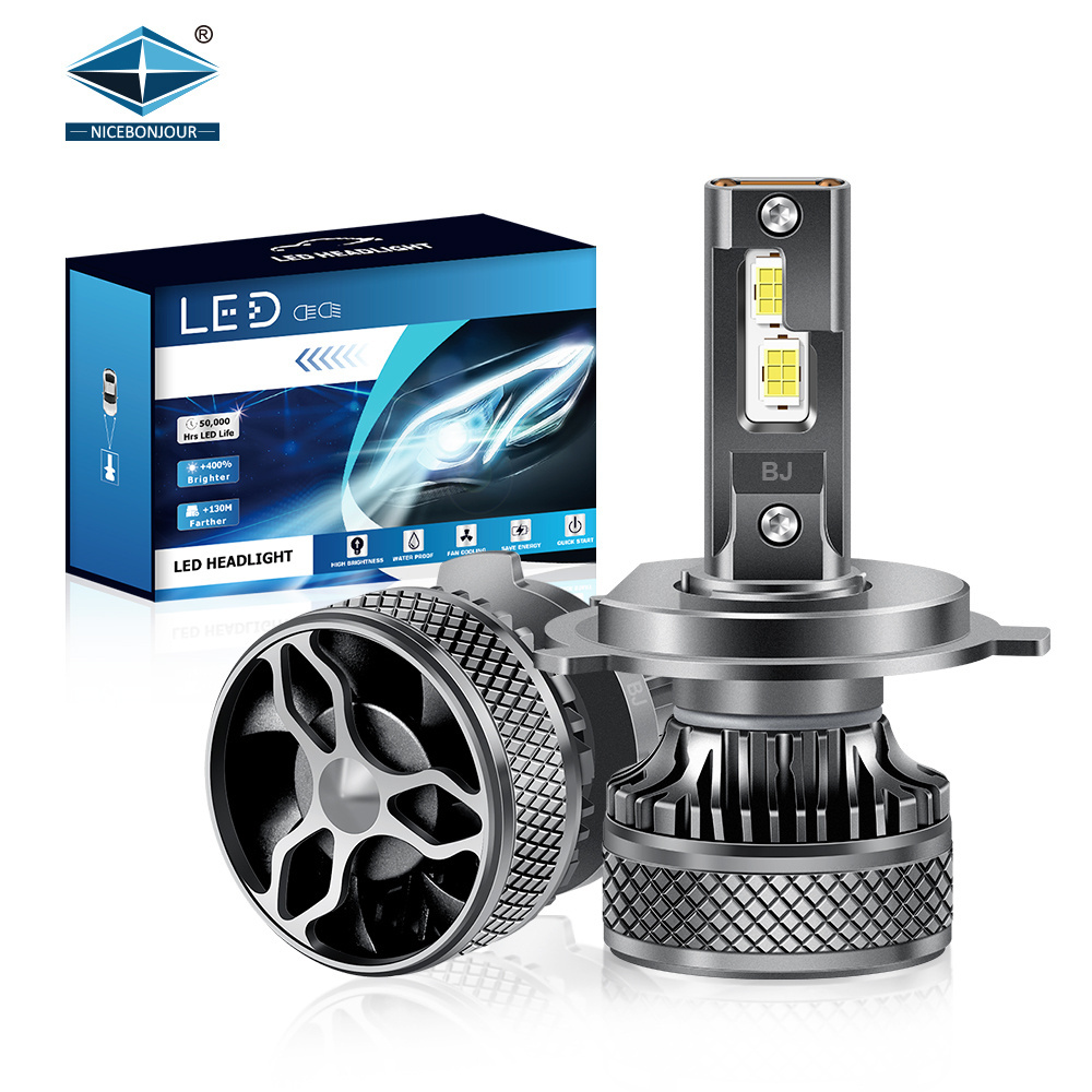 Super Bright 10000Lm 55W 1860 Led 12V 24V 9005 9006 Led Head Light Auto High Low H11 H7 H4 Car Led Headlight H4 light car bulb