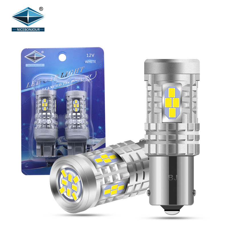 LED 1156 1157 7443 7440 3156 3157 bombillas luz led 7443 w21/5w t20 led t25 45smd 7440 3000k led  bulb