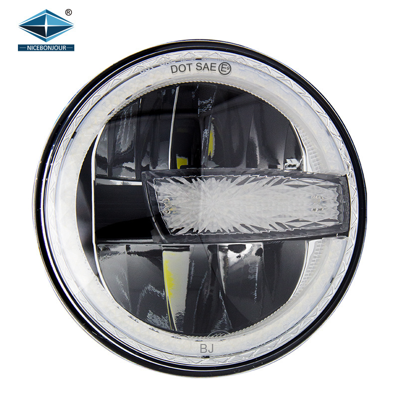 Auto Lighting System Round Headlight IP68 12V 7Inch Led Headlight For Car Jeep