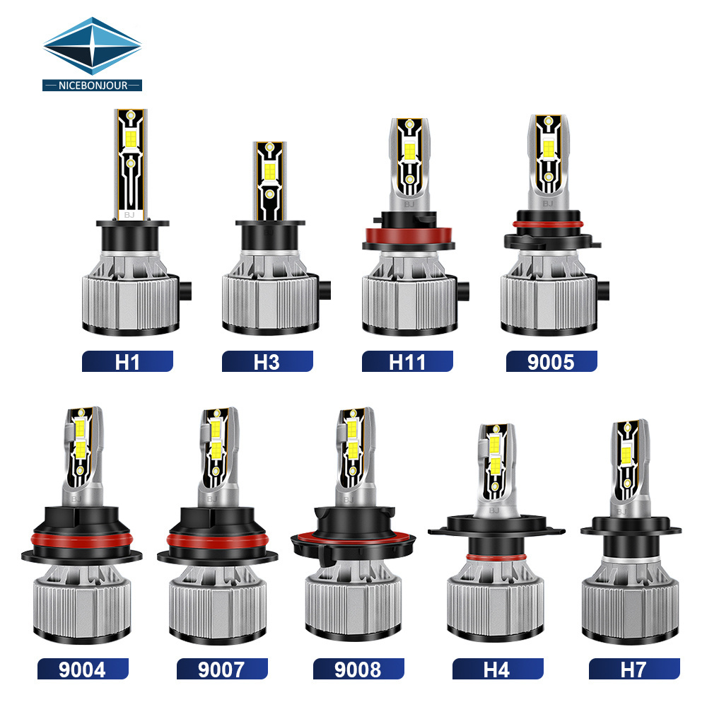 OEM ODM High Power Mini 3570 Led 12V 24V Super Bright 9005 9006 Led Head Light Auto High Low H11 H7 H4 Car Led Headlight H7