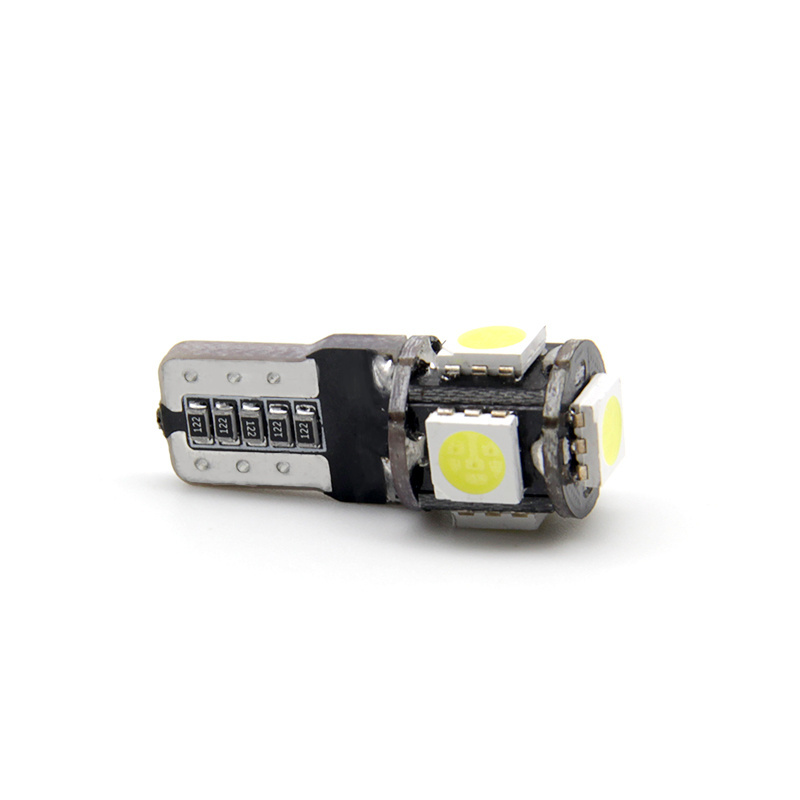 LED T10 Canbus LED Bulbs T10 W5W 194 168 5050 5SMD 12V for car