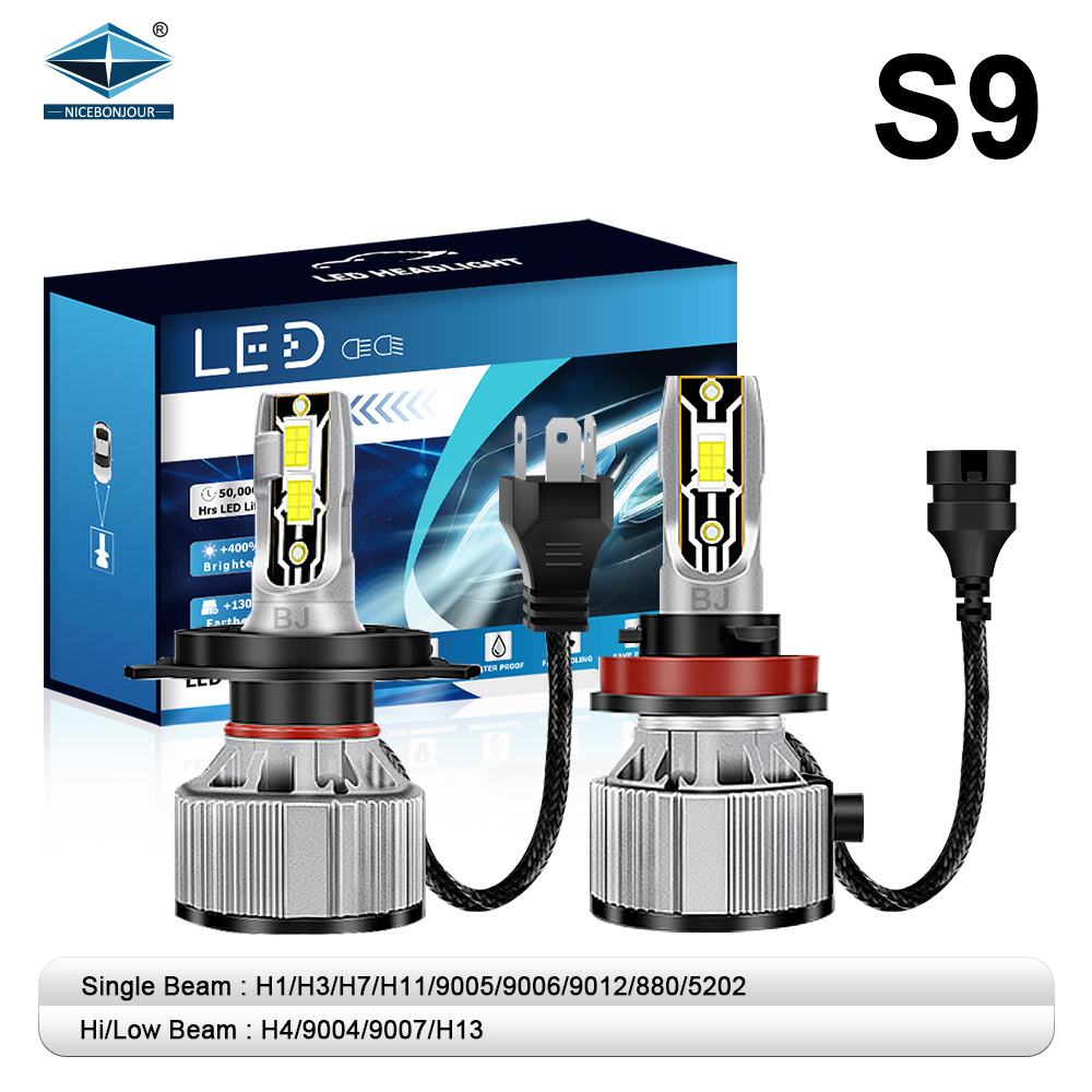 OEM ODM High Power Mini 3570 Led 12V 24V Super Bright 9005 9006 Led Head Light Auto High Low H11 H7 H4 Car Led Headlight H7