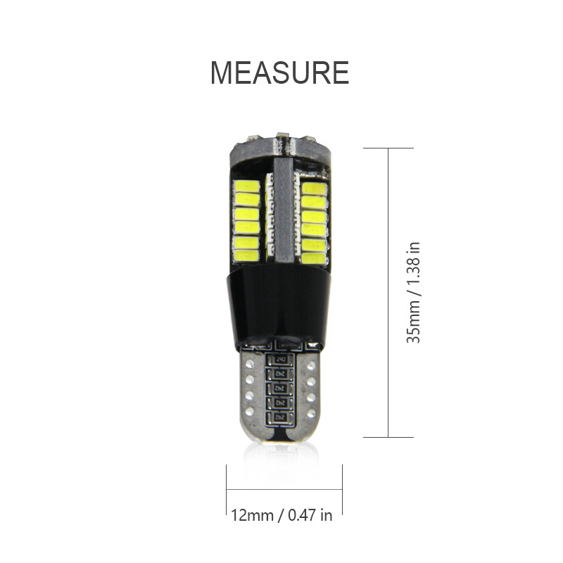 High Quality Black Strobe T10 Flashing LED Lighting Car fiberglass PCB T10 LED Bulb 12V Auto Light