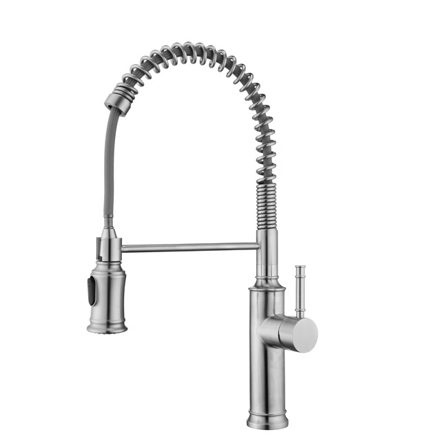 Gun Black Metal Gray Swan Neck Kitchen Spray Tap Faucet With Sensor