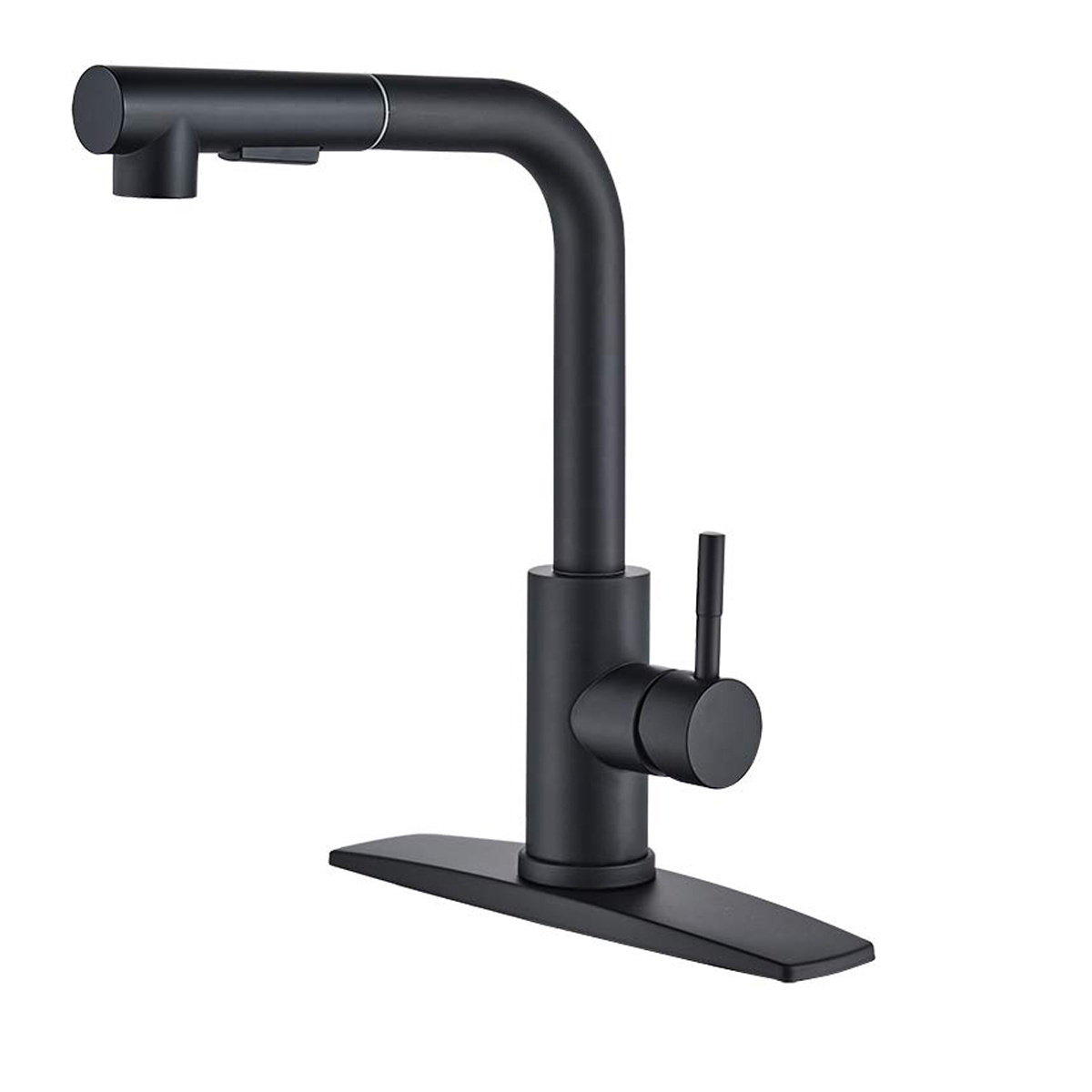 Black Stainless Steel Faucet For Kitchen