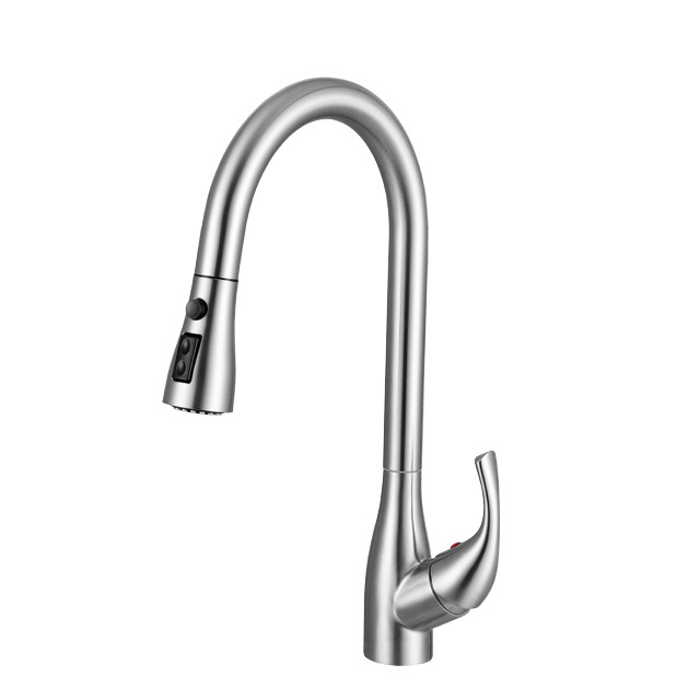 Commercial Kitchen Faucet with Pull Down Sprayer Industrial Pre Rinse Spring Faucet for Kitchen Multi-functional, cUPC Certified