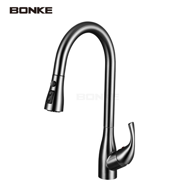 Commercial Kitchen Faucet with Pull Down Sprayer Industrial Pre Rinse Spring Faucet for Kitchen Multi-functional, cUPC Certified