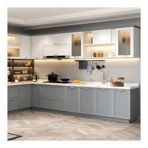 Modular Cupboard Stainless Steel Cabinet High End Smart Modern Design Cupboard Kitchen Cabinets for Home and Kitchen