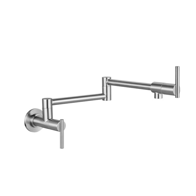 Wall Mounted Stainless Steel Faucet Pot Filler For Kitchen