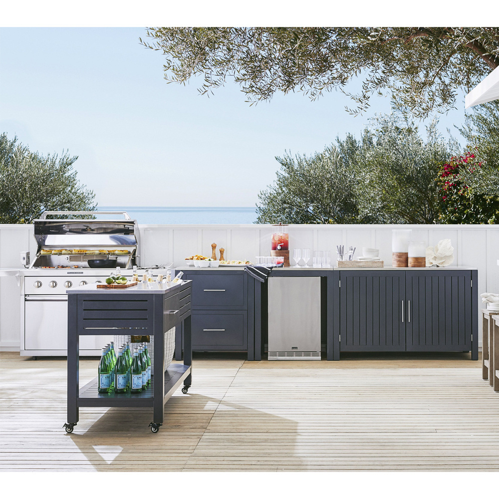 Modern Design Stainless Steel Outdoor Kitchen Cabinets Set