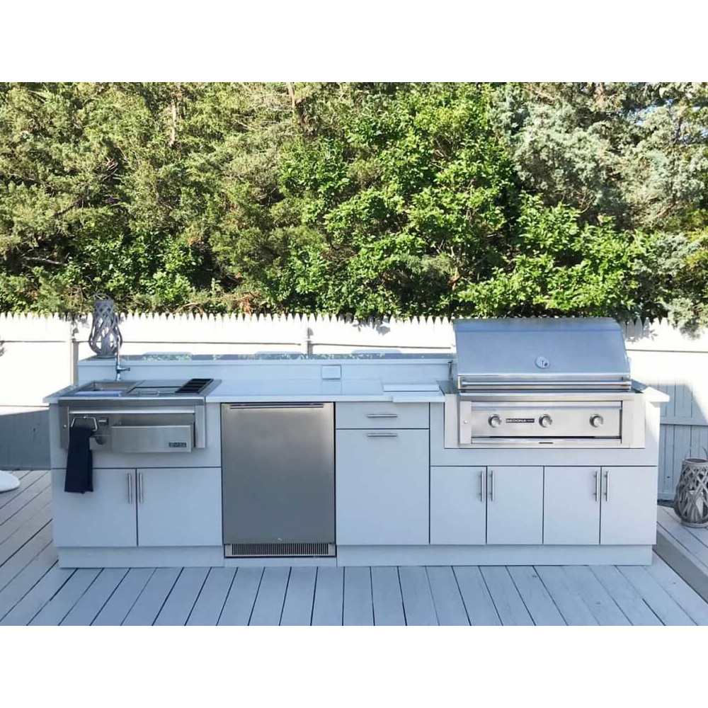 Modern Design Stainless Steel Outdoor Kitchen Cabinets Set