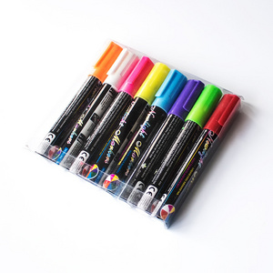 Wholesales liquid chalk marker pen 8 colors window pens writing backboard