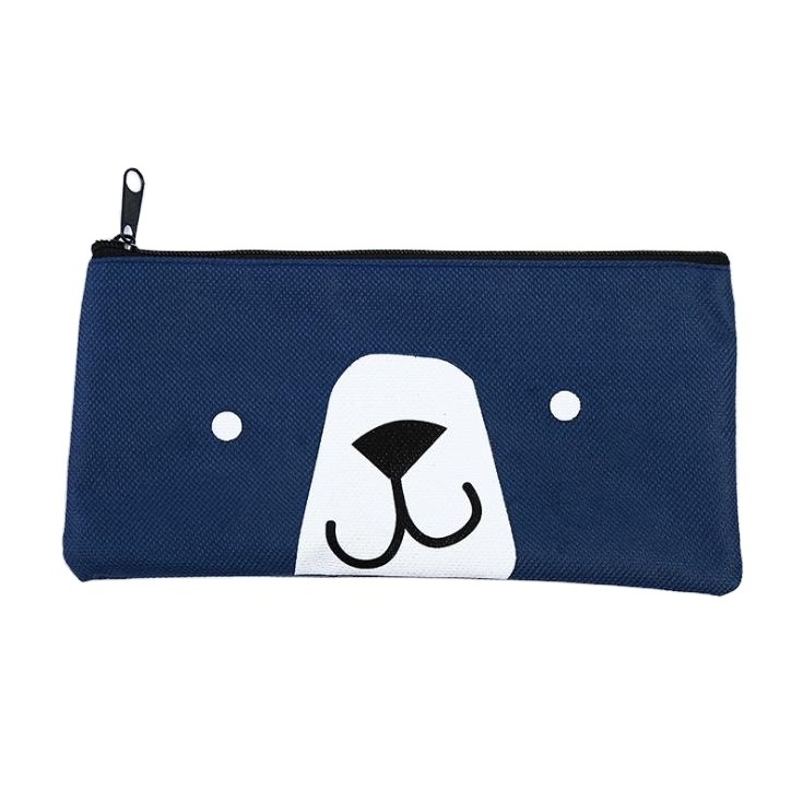 Pen Bag polyester pencil case silicone pencil case plain canvas pencil case