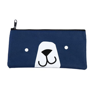 Pen Bag polyester pencil case silicone pencil case plain canvas pencil case