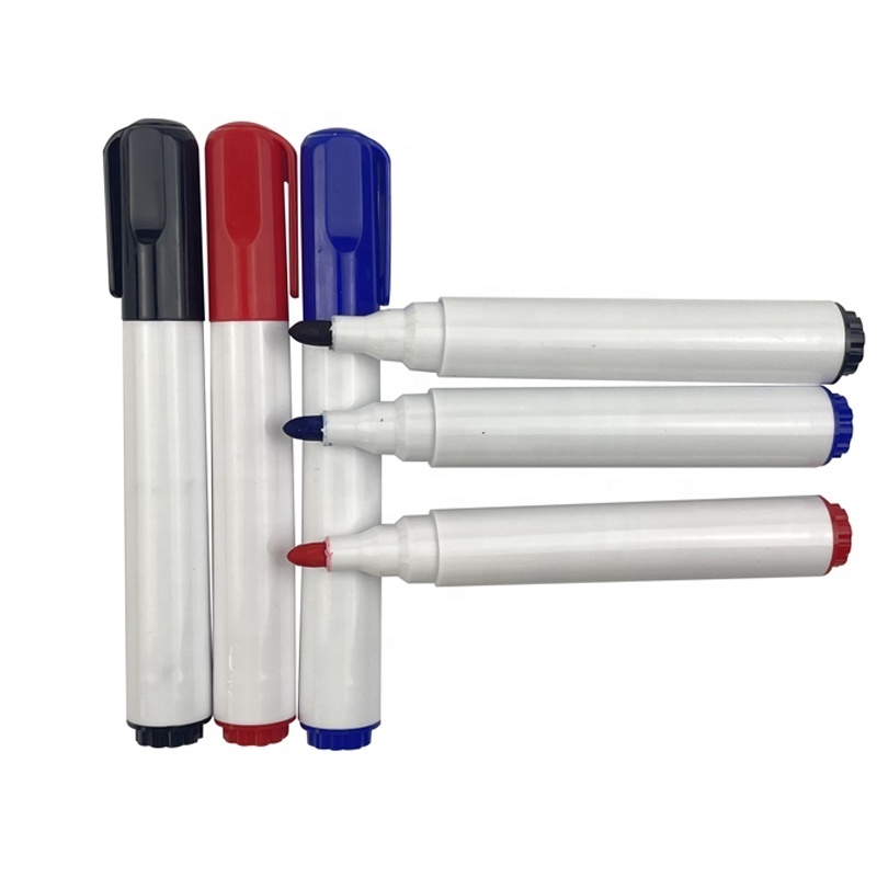 Low Odor Liquid Refillable Ink Dry Erase White Board Pen Custom Branded Logo Erasable Whiteboard Marker