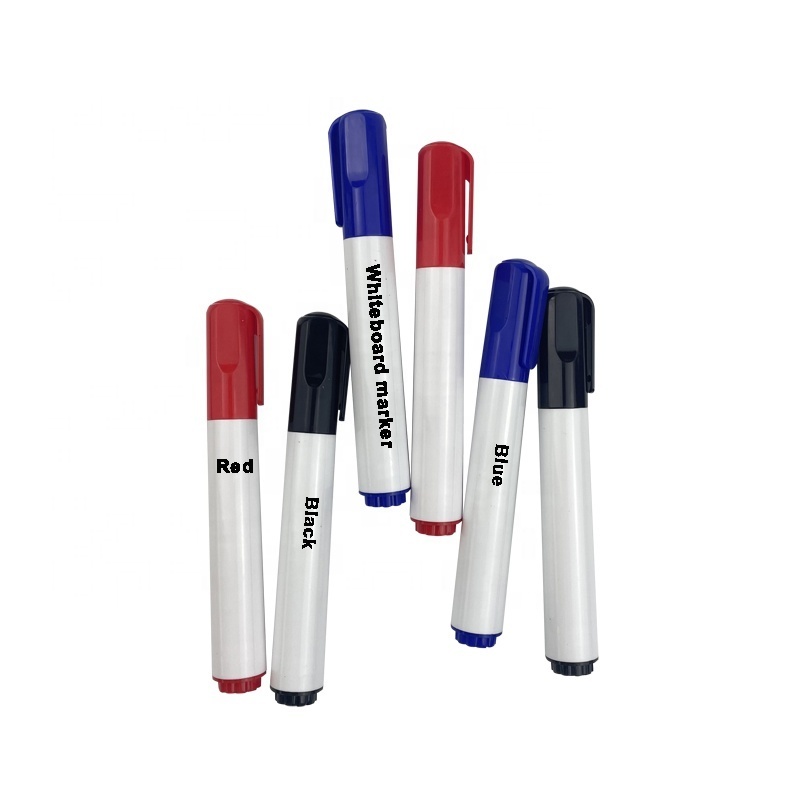 Low Odor Liquid Refillable Ink Dry Erase White Board Pen Custom Branded Logo Erasable Whiteboard Marker