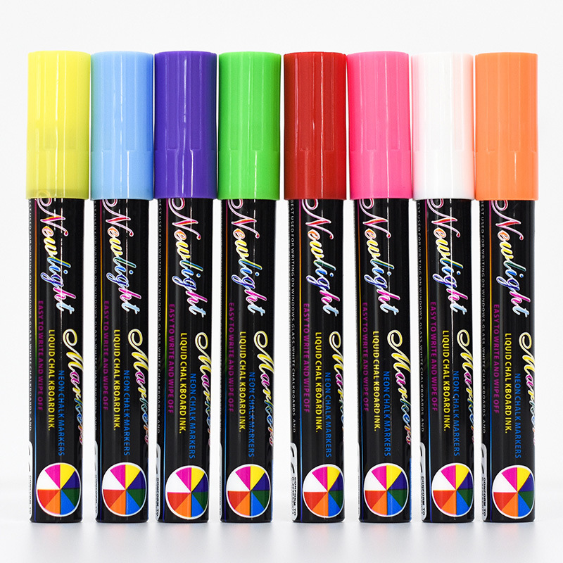 Wholesales liquid chalk marker pen 8 colors window pens writing backboard